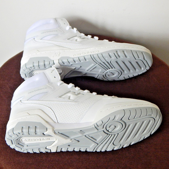 New Balance 650 White Cloud High Top Sneaker Athletic Shoes Men Sze 12 NEW main image 5